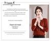 Stylish Faux Two-Piece Velvet Sweater for Middle-Aged & Elderly Women - Warm Knit Base Layer