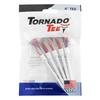 Tornado Golf and Fluorescent Colors 4 Tees, 5-Pack, 3.25" 4" (Red/White/Blue, In) [Used]