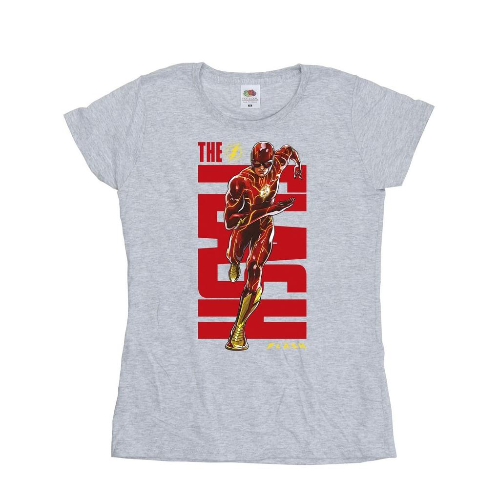 DC Comics Womens/Ladies The Flash Dash Cotton T-Shirt