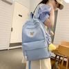 Large-capacity, Lightweight Travel and Casual Backpack for Girls, A Cute and Simple Backpack for Junior High School Students In Korean Style