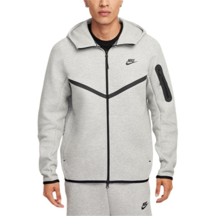 Nike Мужская флисовая ветровка Tech с полной молнией HV0949-063