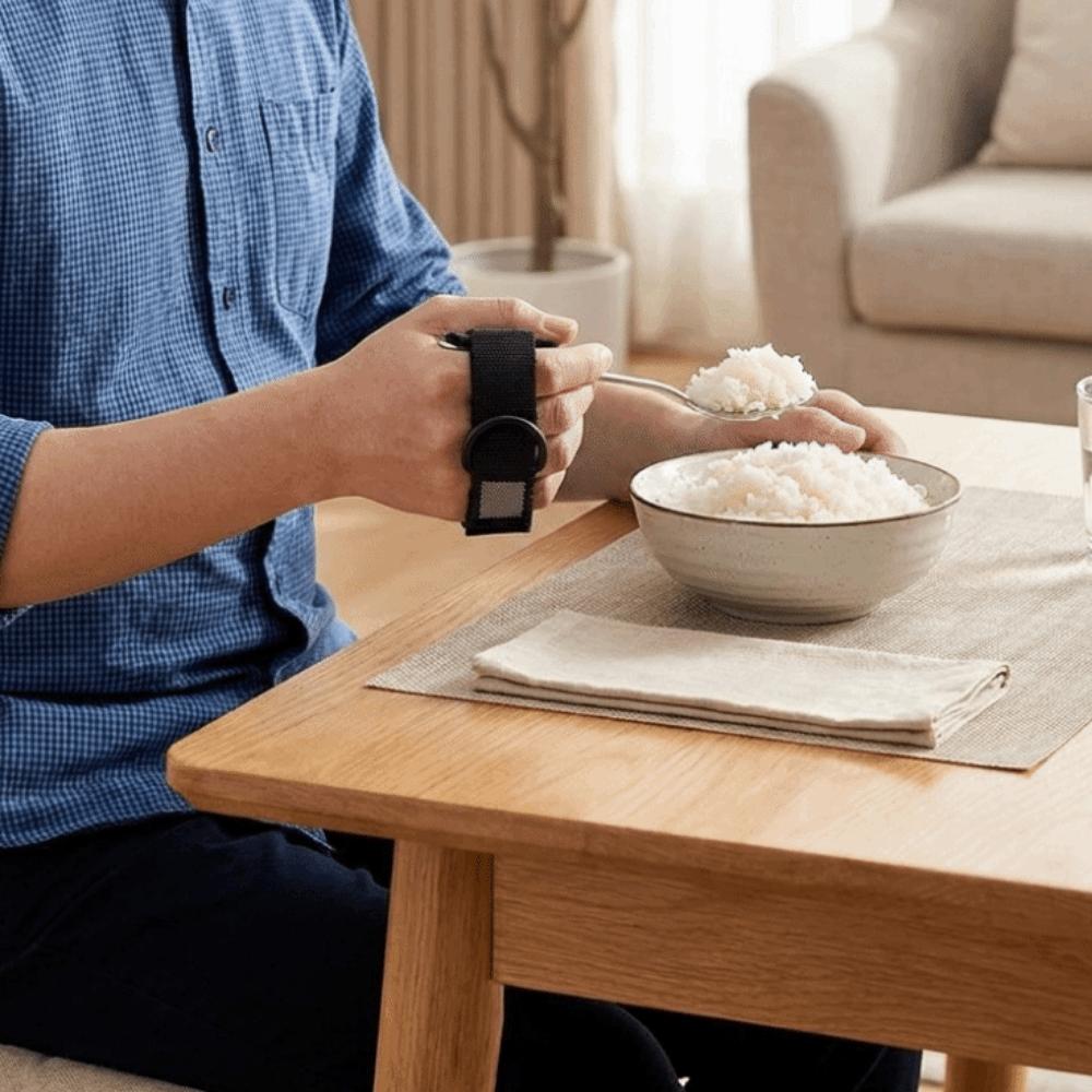 Anti Shake Utensil Cuff Holder Adjustable Spoons Forks Fixing Band Utensil Fixing Band Daily