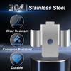 Upgraded Stainless Steel Parking Brake Cable Clip Retainer with Rubber Tubes Compatible with BMW 1 Series F20/F21, 2 Series F22/F23, 3 Series