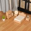 1/12 Dollhouse Miniature Furniture Set Dollhouse Living Room Bedroom Decoration Dolls House Accessories Kid Pretend Play Toy