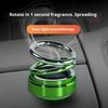 Solar Powered Car Perfume Aromatherapy Diffuser 360-Degree Rotation Air Freshener Automotive Interior Dashboard Decoration