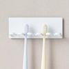 Wall-mounted Toilet Hanger Shelf Self-adhesive Bathroom Organizer Toothbrush Organizer  Bathroom