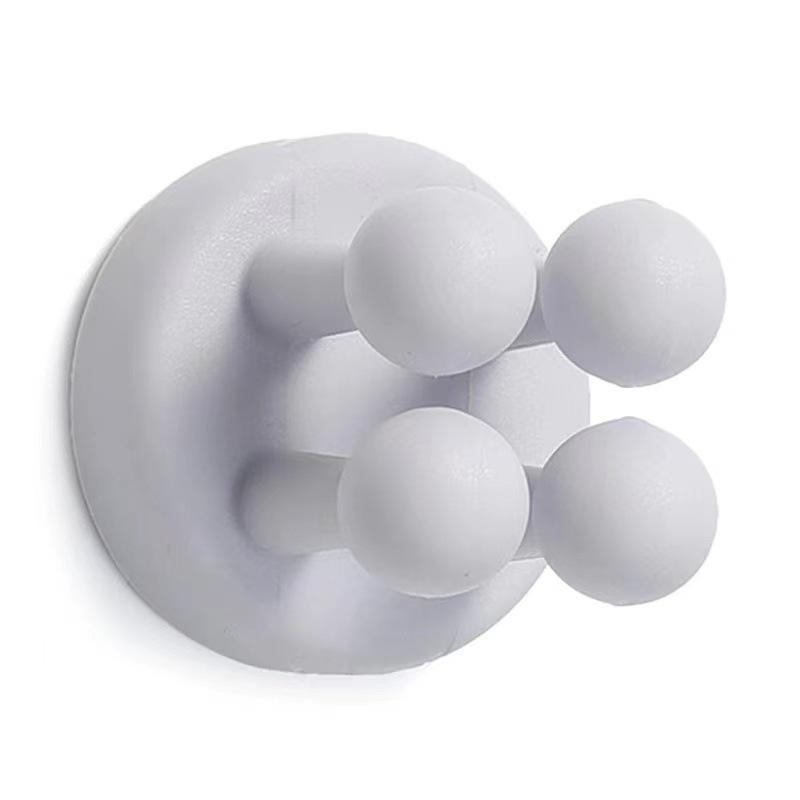 Настенный силиконовый крючок, милые бесшовные самоклеящиеся дверные вешалки, крючки без перфорации, зонтик для ключей, вешалка для полотенец, украшение стены