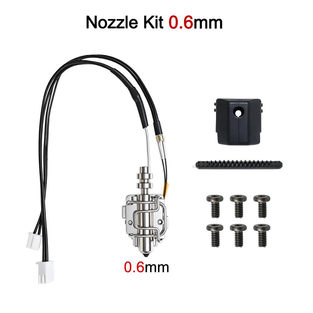 For Anycubic Kobra X Combo Nozzle Hotend Heating Assembly Silicone Cover Nozzles Extruder Replacement Quick Disassembly Kobra X
