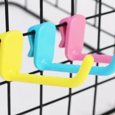 Пластиковые Сетчатые Панельные Вешалки Стеллажи для Супермаркета Крючки Стеллажные Сетчатые Стойки для Выкладки Крючки Подвесной Настенный Держатель Кронштейн Органайзер Инструменты