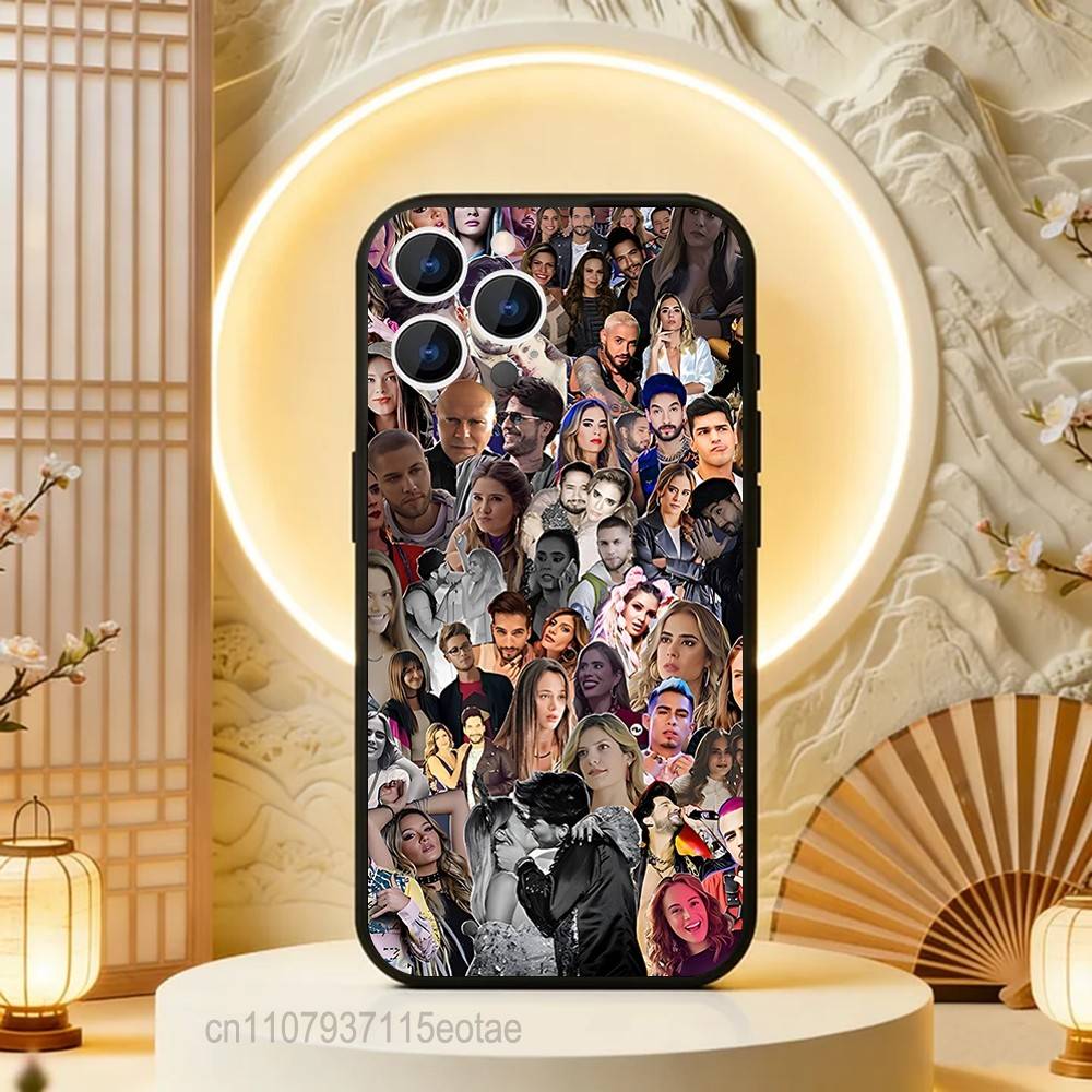 Queen of Flow La Reina Del Flow Phone Case Silicone Soft For IPhone 16,17,15,11,13,12,14,Mini,Pro,Max,Plus,Air,E Black