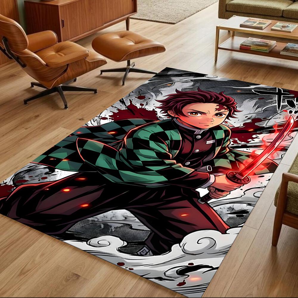 Electric Love Connection Non-Slip Home Carpet Design for Office Decor Living Room Gift