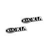 CAONU1 4Pcs Aluminum Car Audio Stereo Speaker Badge Emblem Stickers For Kia KN Sportage Morning Ceed Picanto ProCeed Niro Stonic Optima