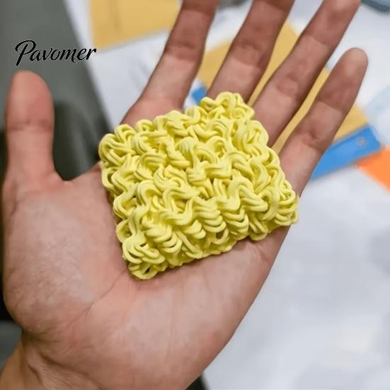 Интересные миниатюрные модели еды 3D-печатная фигурка лапши быстрого приготовления, Реалистичная закуска-рамен, Настольное украшение, Новинка, Прикольные подарки для коллег, Креативные