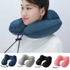 U-образный пресс для надувания подушки, мягкая подушка для поддержки шеи, креативная подушка для шеи, автомобильная подушка