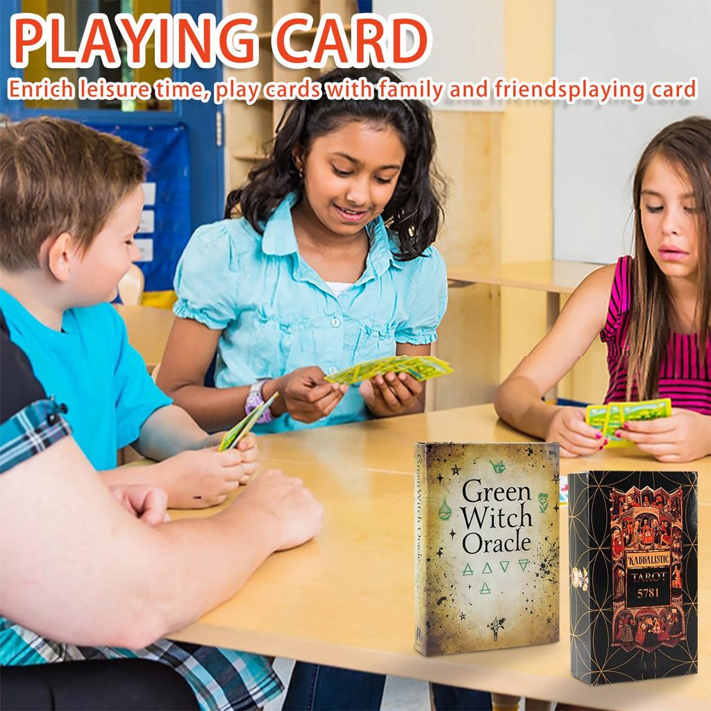 Карты Таро Водонепроницаемые колоды Таро Карты Таро с путеводителем Карты Таро для начинающих Устойчивые к морщинам Фиолетовые