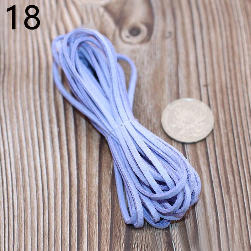 5M Leather Cord Jewelry Cord for Leather Bracelet Thread Rope Necklace Jewelry Making Finding String