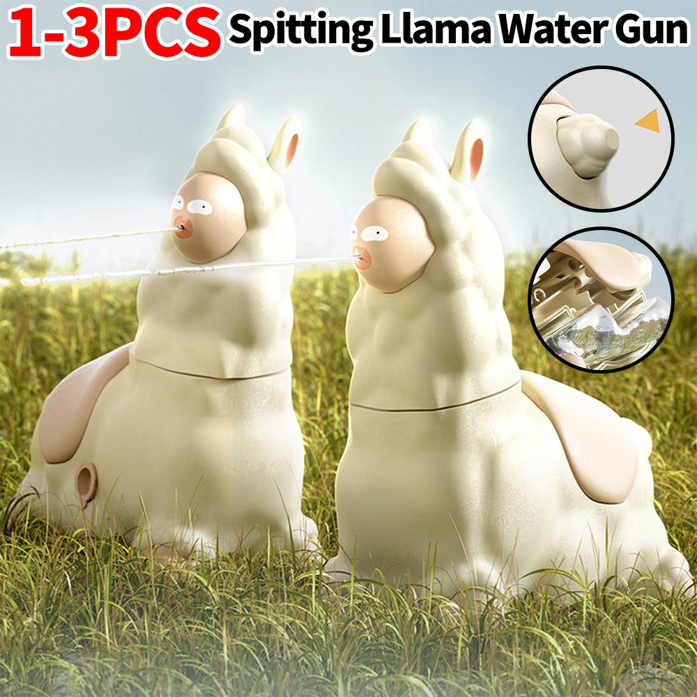 Spitting Llama Water Toy Easy To Fill Funny Llama Squirt Gun Leak-Proof Alpaca Interactive Water Sprayer for Seaside Beach Batht