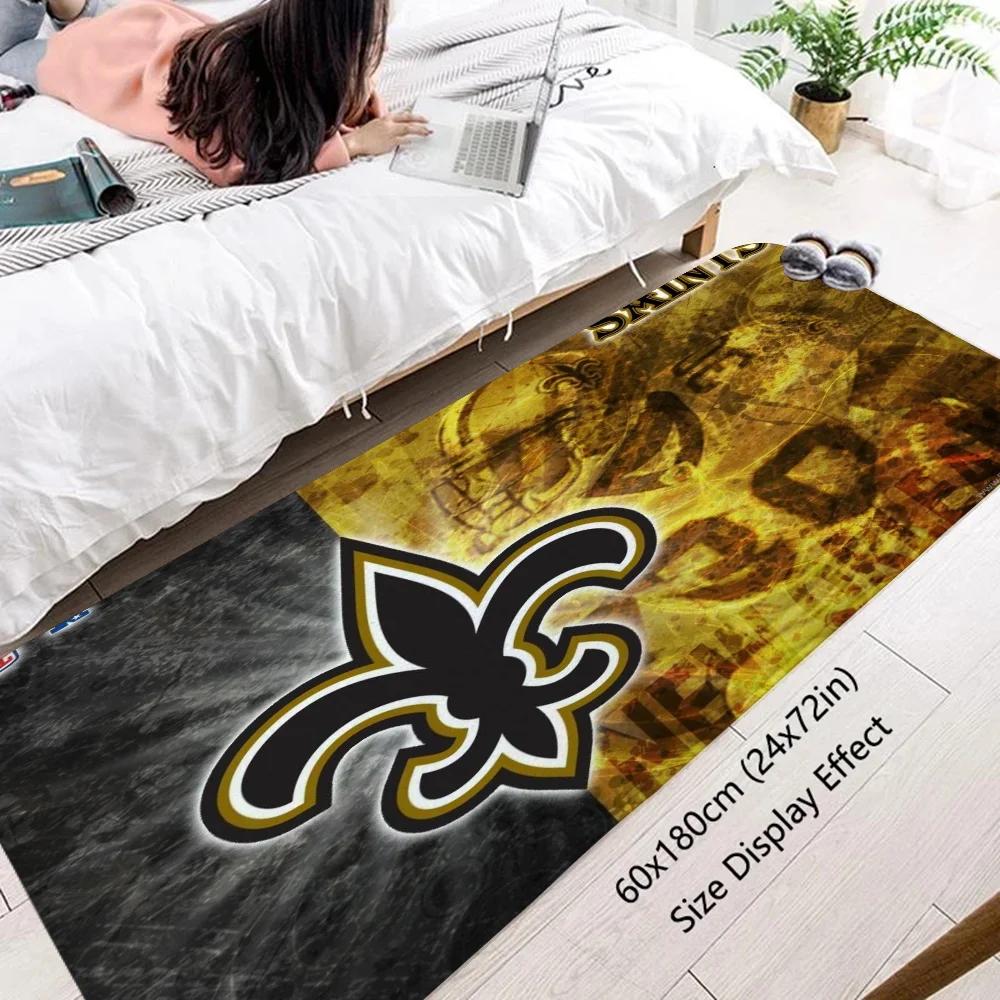 Floor Mat for Kitchen Carpet for Home Entrance New OrleanS SaintS Living Room Mat Outdoor Doormat Entrance Door Custom Cute Rug