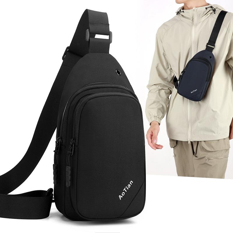 Мужская нагрудная сумка, сумка через плечо, сумка-мессенджер из Оксфорда