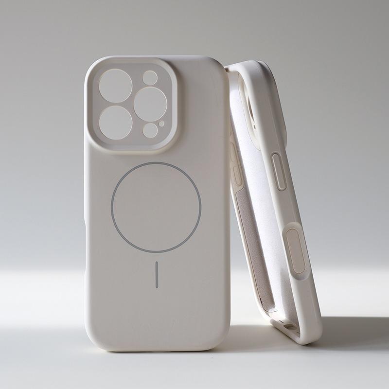 Liquid Silicone Magnetic Phone Case For For Iphone 17 16 1 14 13 Pro Max For  Shockproof Cover For For Iphone 16 1 17 Pro Case