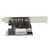 PCIE Capture Card 3 Port Expansion Card 1394 Interface Conversion HD Video Adapter Controller