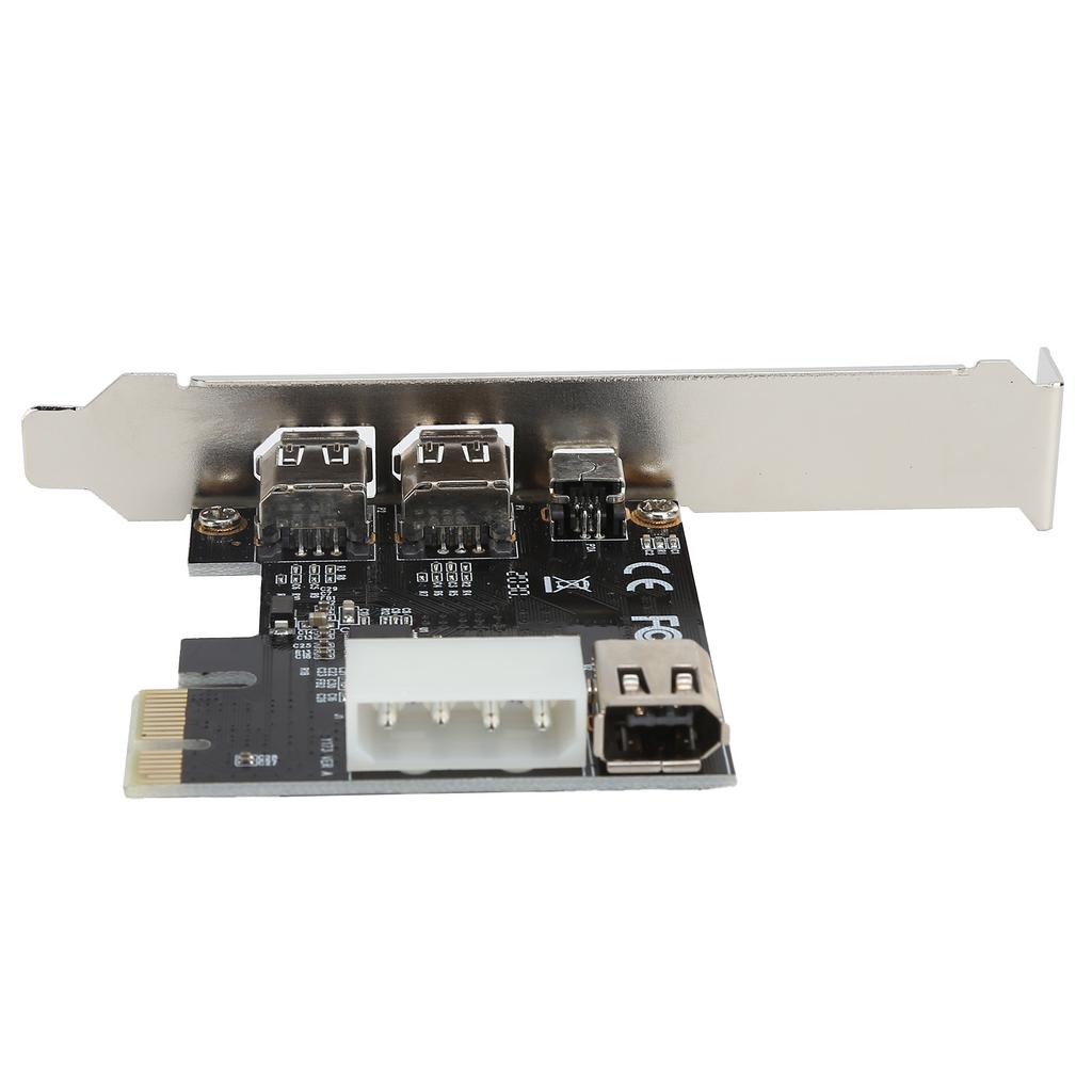 PCIE Capture Card 3 Port Expansion Card 1394 Interface Conversion HD Video Adapter Controller
