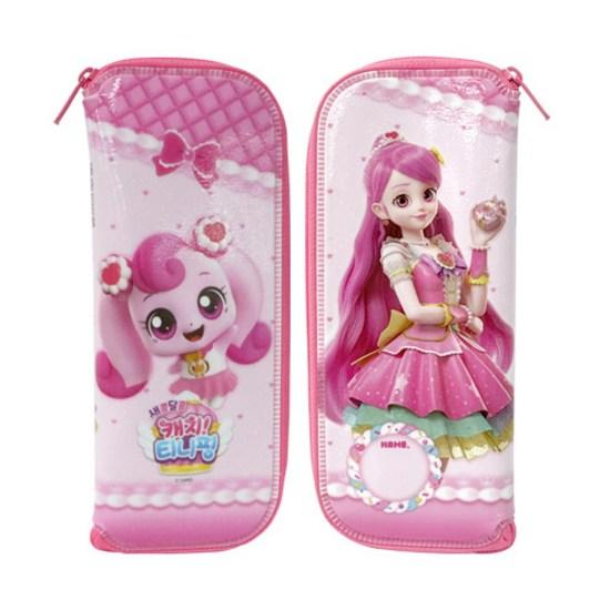 Leburn Domestic Sweet and Sour Catch Tiniping Spoon + Fork + Proofing Chopsticks + Case Set Ha Chouping, a Popular Character In Korea