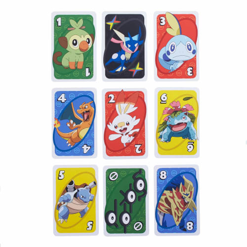 Карточная игра Mattel Game UNO Uno Pokemon Игра для вечеринок для 2-10 игроков от 7 лет и старше GNH17
