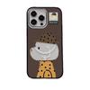 Polka dot puppy iPhone16promax Apple 13 black edge mobile phone case AIR cute 15 magnetic anti-drop hard case