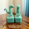 Colorful Lights Lizard Voice Key Ring With LED Lizard Sounds Pendant  Backpack