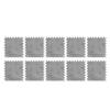 10pcs Plush Foam Floor Mat Prevent Slip Cuttable Thickened Interlocking Carpet Tiles for Bedroom