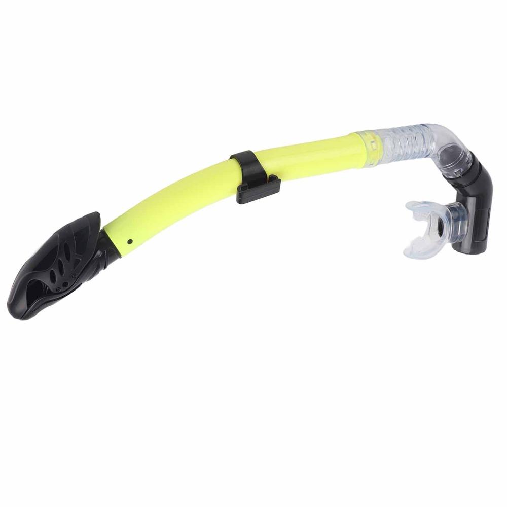 Easy Breathe Full Dry Snorkel Silicone Mouthpiece Dry Air Breathing Tube Training in Pool