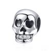 New Halloween Gift Skull Dog Demom European Diy Bead Fit Original Charms Silver 925 Bracelet For Girl Fashion Jewelry