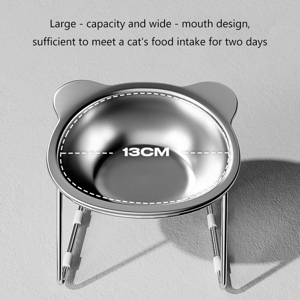 Tilted Cat Bowls Elevated 15° Pet Supplies Stable Dog Bowls  for Puppy and Cat