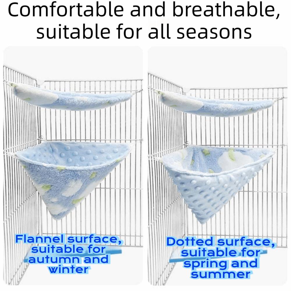2Pcs/Set Comfort Sugar Glider Nest Breathable Squirrel Beds Fashion Pet Hammock Pet Cage