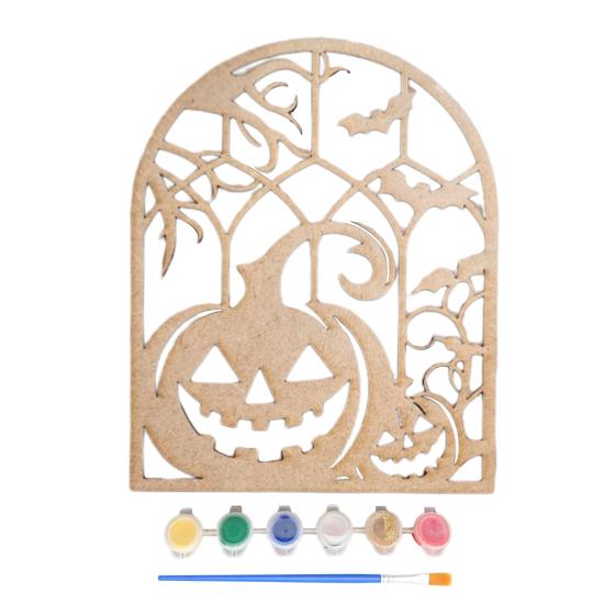 Halloween Wooden Cutout Unfinished Wood Crafts To Paint Ghost Pumpkin