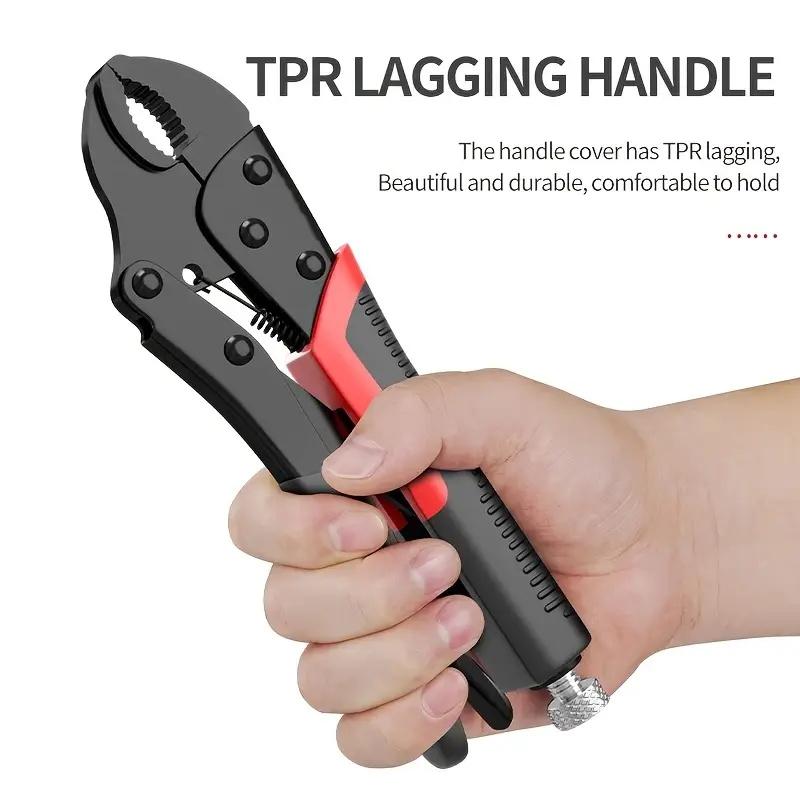 7/9/10 Inch Heavy-Duty Universal Pliers Multifunction Manual Fixed Jaw Clamp Tool f Durable Locking Pliers Hand Tools