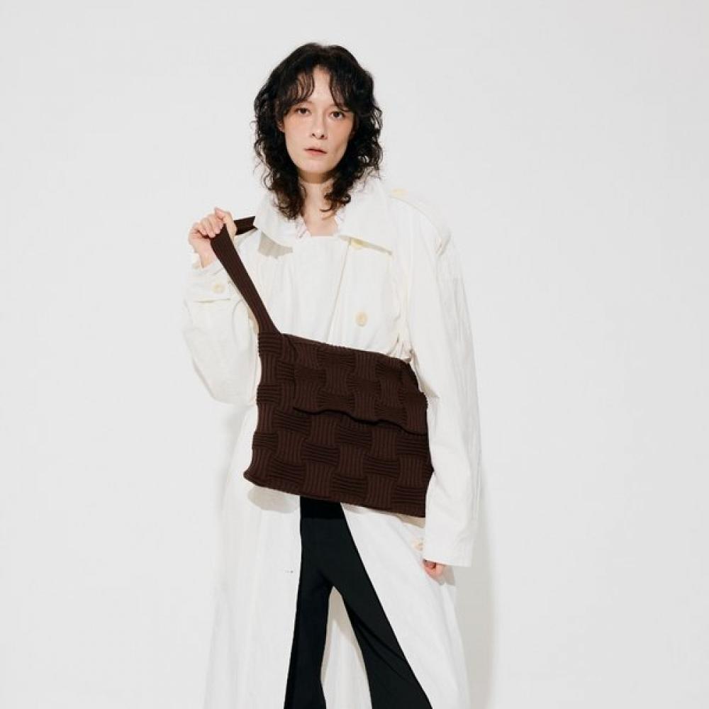 Pleatsmama Bowcrossbag Deep Brown