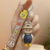 Cute Cartoon Sheep Plush Keychain Creative Overalls Doll Pendant Blind Box Style Key Chain Ornament