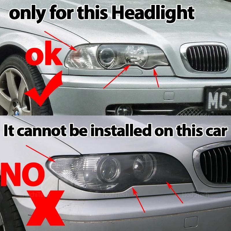 Car Headlight Cover for BMW E46 Coupe Convertible 1999-2003 M3 2000-2006 Auto Glass Lens Case Head Light Caps Lampshade Shell