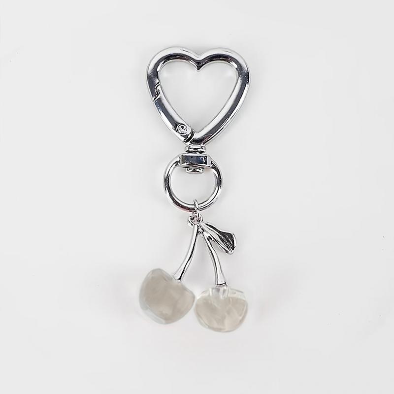 1 шт. Элегантный держатель для ключей в форме сердца и звезды, модный брелок, подарок для нее, Фрукт 7,5x2,6 см