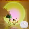 LED Cabinet Lights Stick On Wall Sunset Lamp for Kitchen Bedroom Closet Cupboard Night Light Decoration Battery Powered