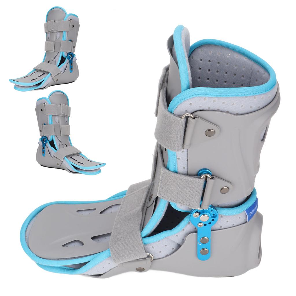 Ankle Support Stabilizer Brace Adjustable Angle 360° Protection Breathable Foot Drop Fixation Splint