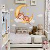 Cartoon Decoration Wall Stickers Monkey Pillow Moon Cloud Star Wall Sticker Preschool Bedroom Decoration Self Adhesive Stickers