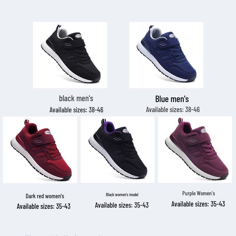 Autumn Pulse Warm Non-Slip Massage Shoes for Elderly Terahertz Therapy Walking Sneakers