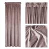 Eurofirany Blackout Curtain Velvet Pink 140 X 270 1 Pc