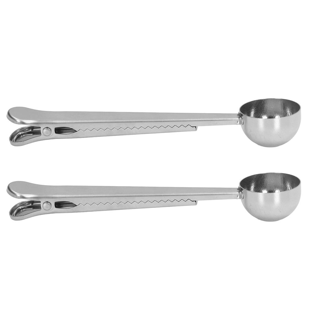 2 шт. Кофейная ложка-зажим, матовый внешний вид, тонкая работа, классический современный пищевой материал, кофе