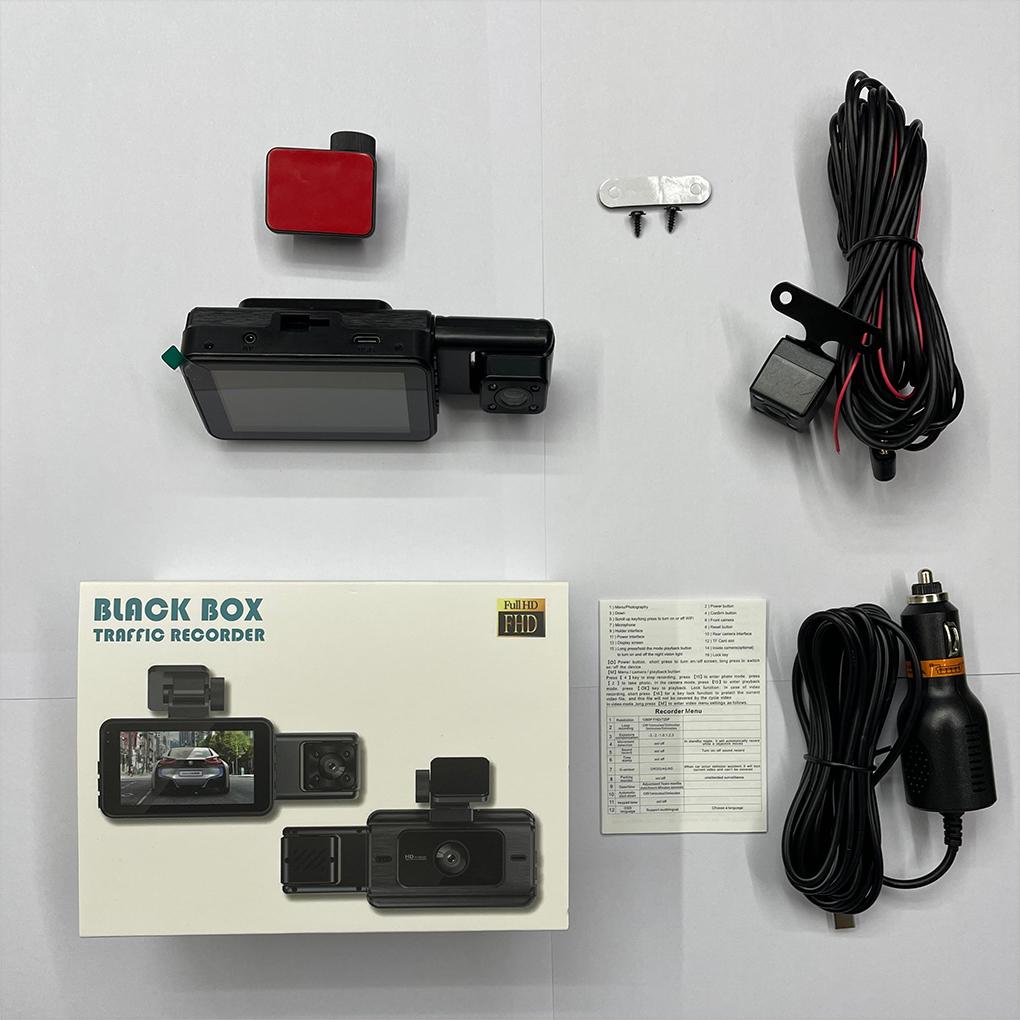 Компактная автомобильная камера видеорегистратор простая установка антибликовый автомобильный видеорегистратор циклическая запись