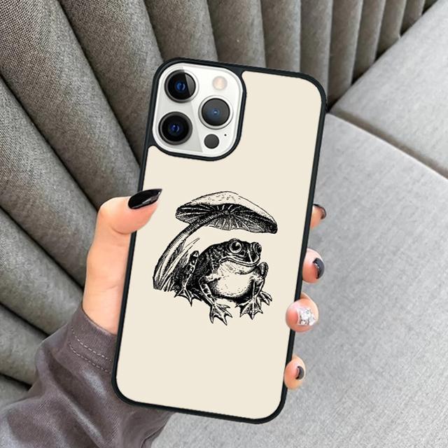Cute Kawaii Frog Phone Case For iPhone 17 Air 16 15 14 plus 12 13 Pro max Soft Bumper Shell Cover coque