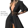 Swimsuit Cover Up Breathable Solid Color Women Sun Protection Bikini Cover-up Swimming
